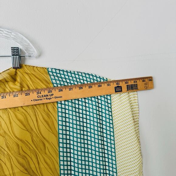 Matr Boomie Blue And Yellow Patterned Scarf Women’s One Size - Picture 3 of 5